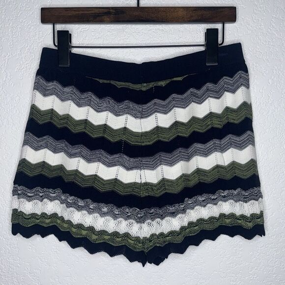 NWT Ramy Brook Katharine Wavy Knit Shorts Medium - Picture 6 of 13